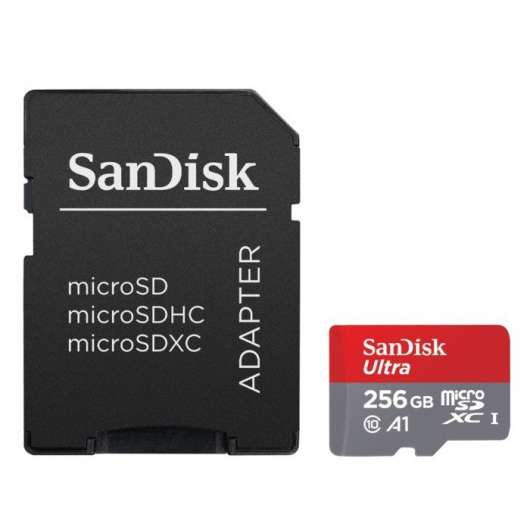 Sandisk Ultra Micro-SD-kort 256 GB
