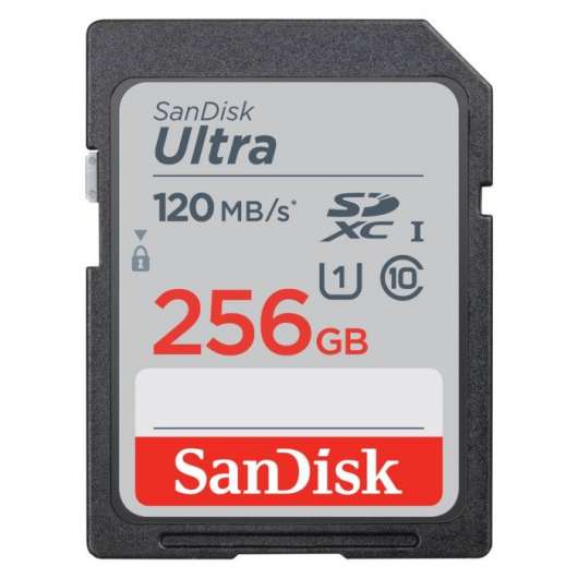 Sandisk Ultra SD-kort 256 GB