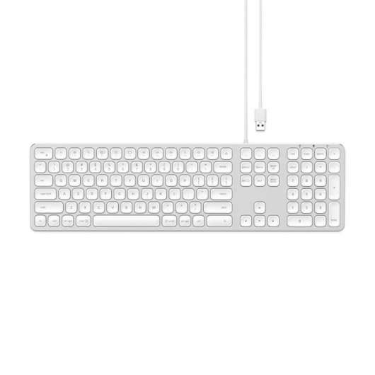 Satechi Aluminium Keyboard med USB - Silver