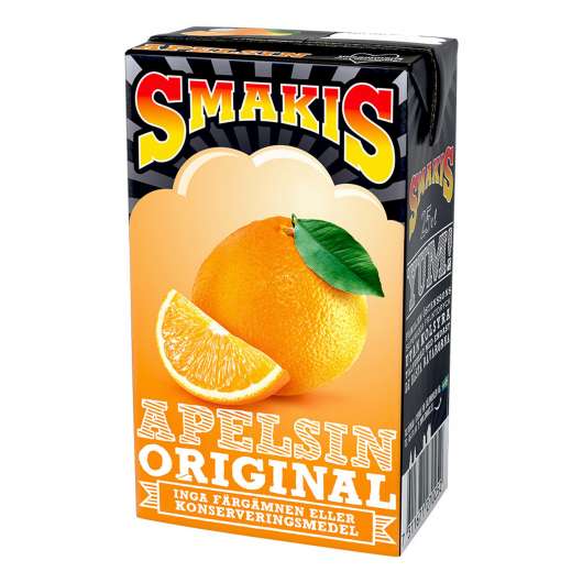 Smakis Apelsin Original - 25 cl