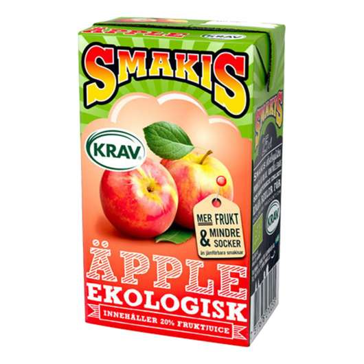 Smakis Äpple Ekologisk - 25 cl