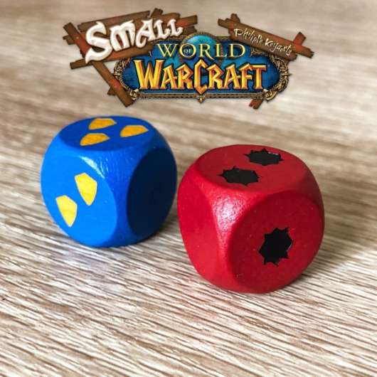 Small World of Warcraft Faction Dice