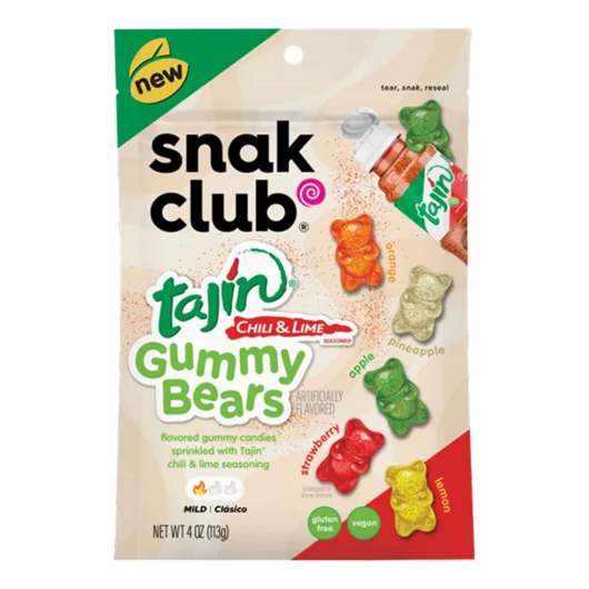 Snak Club Tajin Gummy Bears - 113 gram