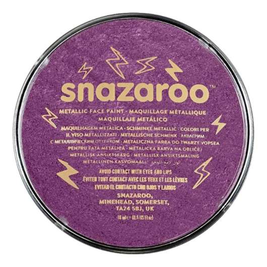 Snazaroo Ansikts- & Kroppsfärg Metallic - Lila