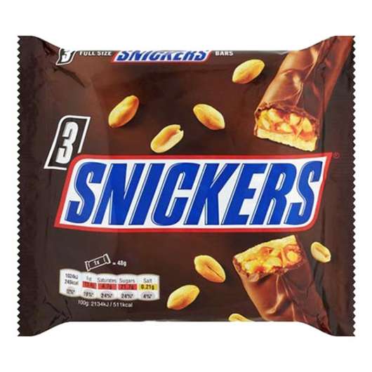 Snickers 3-pack - 150 gram