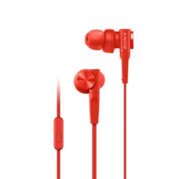 Sony MDR-XB55AP EXTRA BASS In-ear Hörlurar - Röd