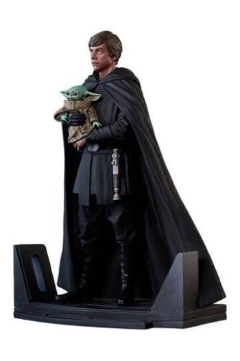 Star Wars: Luke Skywalker & Grogu Statue 25cm