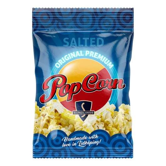 Sundlings Popcorn Saltade - 15 gram