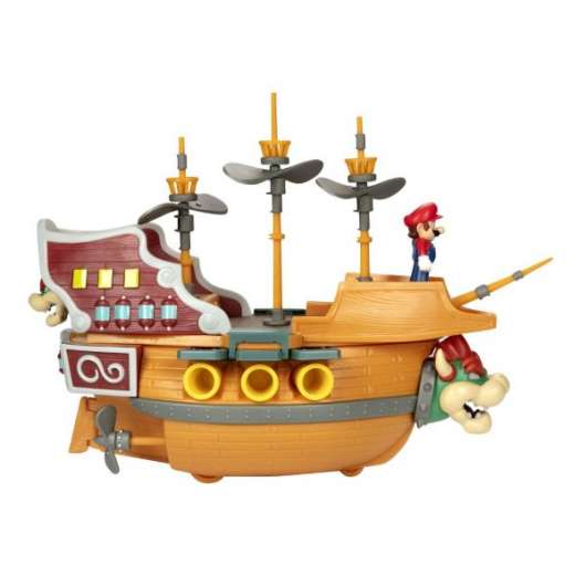 Super Mario Deluxe Playset Bowser Airship