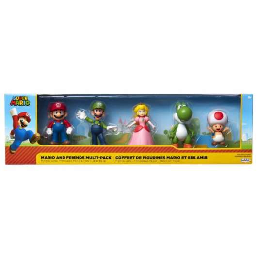 Super Mario - Mario & Friends Figurpaket 6 cm