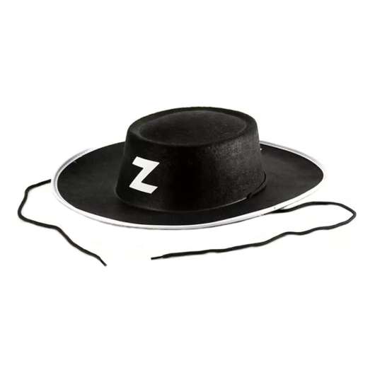 Svart Bandit Hatt - One size