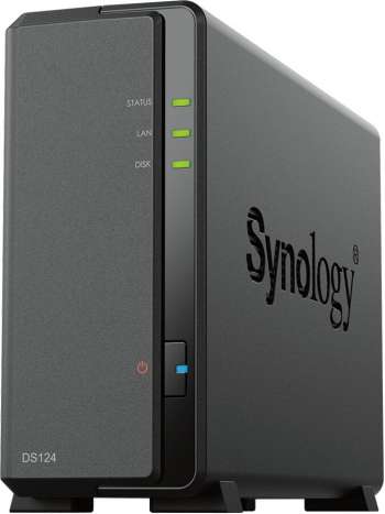 Synology DiskStation DS124 - 1 fack / 1.7Ghz 4-Core / 1GB DDR4