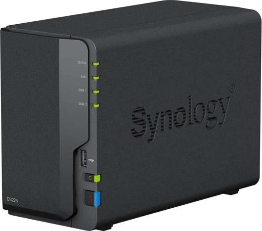 Synology DiskStation DS223 - 2 fack / 1.7Ghz 4-Core / 2GB DDR4