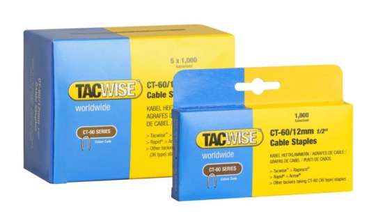 Tacwise CT-60 Kabelklammer 12 mm 5000-pack