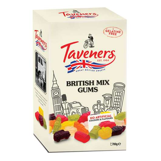 Taveners British Mix Gums - 700 g
