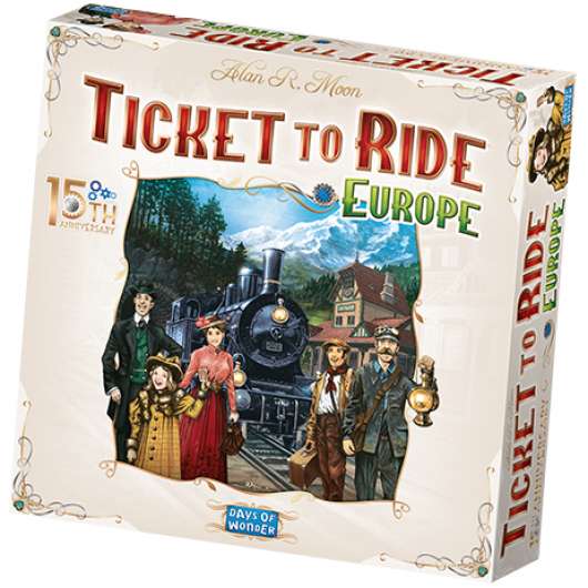Ticket To Ride - Europe 15th Anniversary Edition (Nordic)