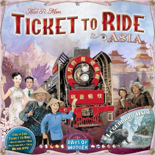 Ticket to ride map collection no 1 - team asia & legendary asia expansion