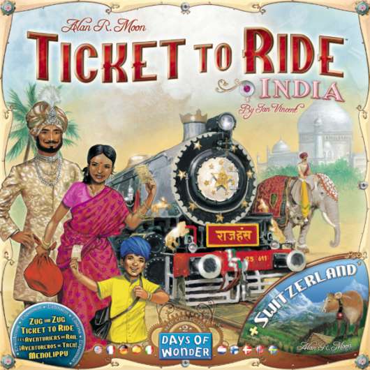 Ticket To Ride Map Collection No 2 - India & Switzerland Expansion