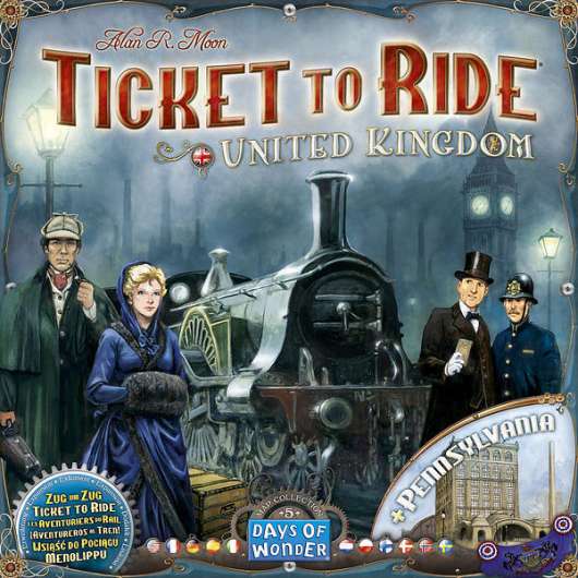 Ticket To Ride Map Collection No 5 - United Kingdom & Pennsylvania Expansion