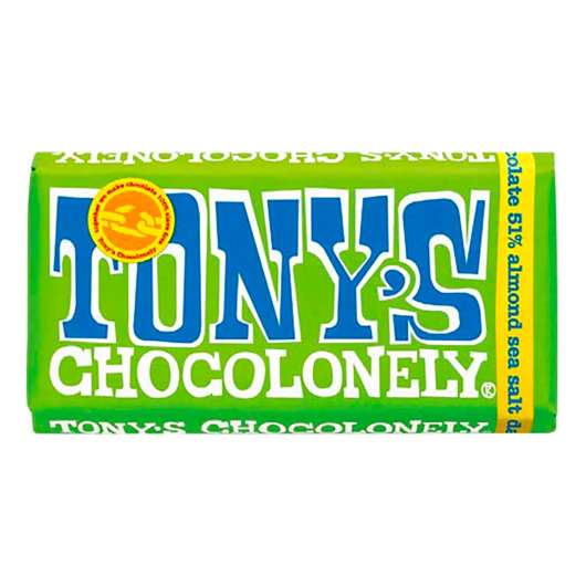 Tonys Chocolonely Dark Almond Sea Salt - 180 gram