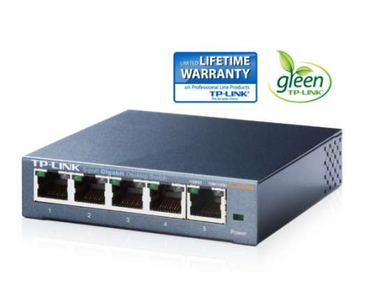TP-Link TL-SG105 - 5-Port / Gigabit Switch / Unmanaged