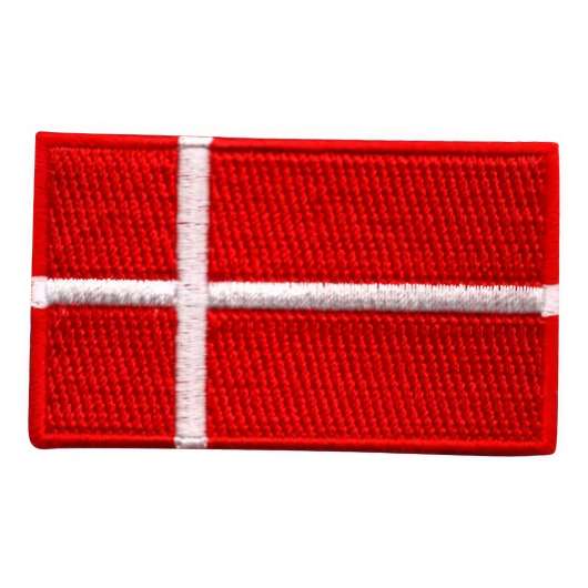 Tygmärke Flagga Danmark - Mellan