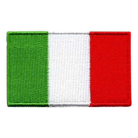 Tygmärke Flagga Italien