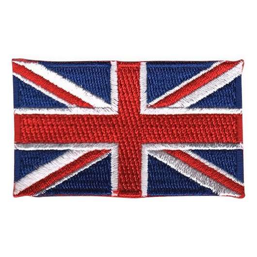 Tygmärke Flagga Storbritannien