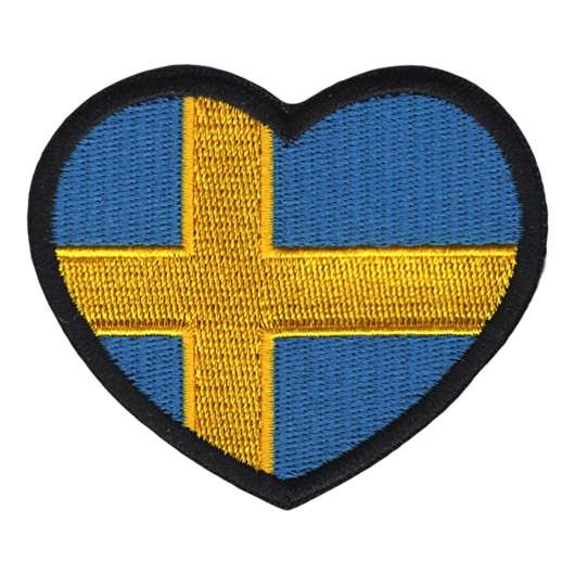 Tygmärke Hjärta Sverige