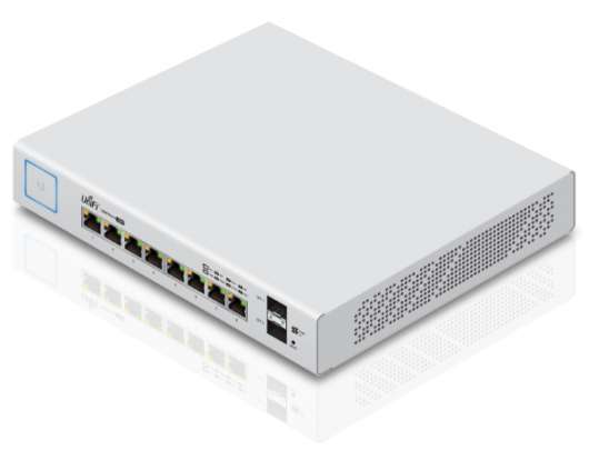 Ubiquiti UniFi US-8-150W - 8-Port / Gigabit Switch / PoE+ / 150W / SFP / Managed