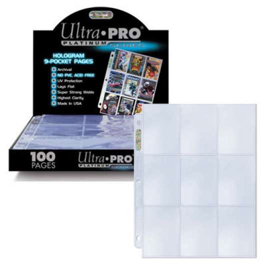Ultra-Pro - 9 Pocket Pages Platinum (100st)