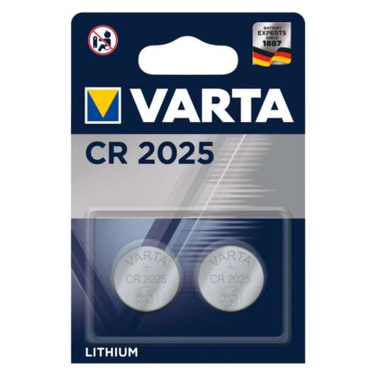 Varta Litiumbatteri CR2025 2-pack
