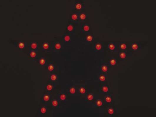 Velleman Röd LED-stjärna Byggsats
