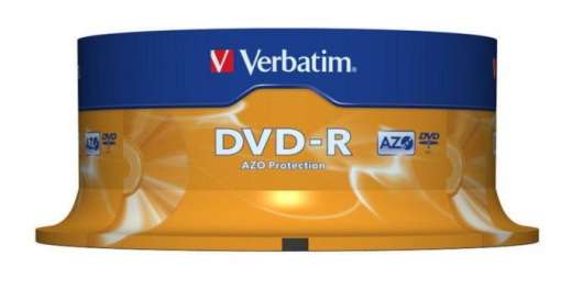 Verbatim DVD-R på spindel 25-pack