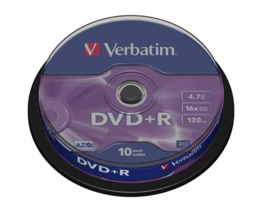 Verbatim DVD+R-skivor 10-pack