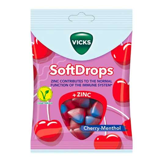 Vicks Soft Drops Cherry - 90 gram