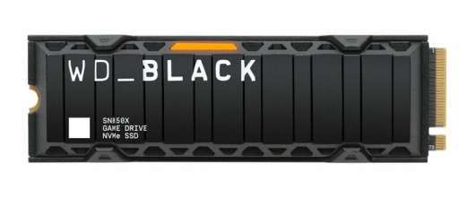 WD BLACK SN850X 1TB NVMe SSD Game Heatsink