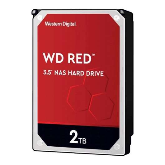 WD Red Intern hårddisk 3,5” 2 TB
