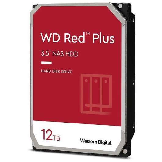 WD Red Plus 12TB / 256MB Cache / 7200 RPM (WD120EFBX)