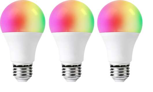 Woox Smart Bulb / RGB+CCT / WiFi / E27 - 3-pack