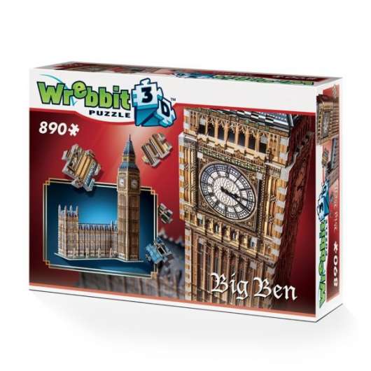 Wrebbit 3D-pussel - Big Ben (890 bitar)
