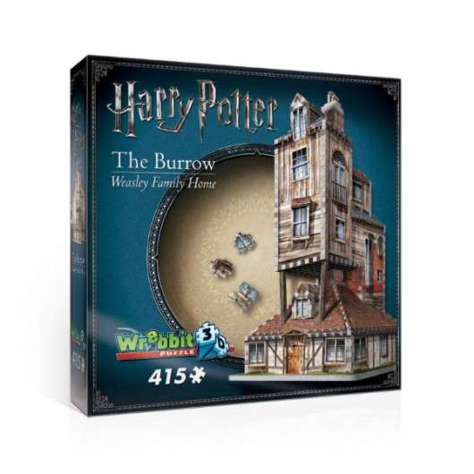 Wrebbit Harry Potter Puzzle The Burrow 3D Pussel