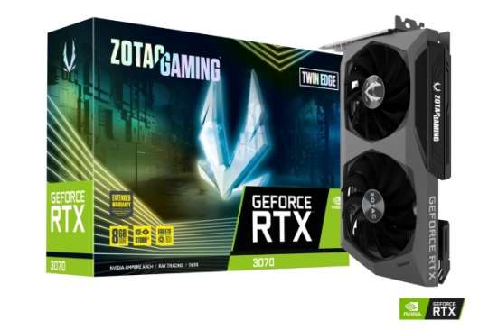Zotac Gaming GeForce RTX 3070 Twin Edge 8GB